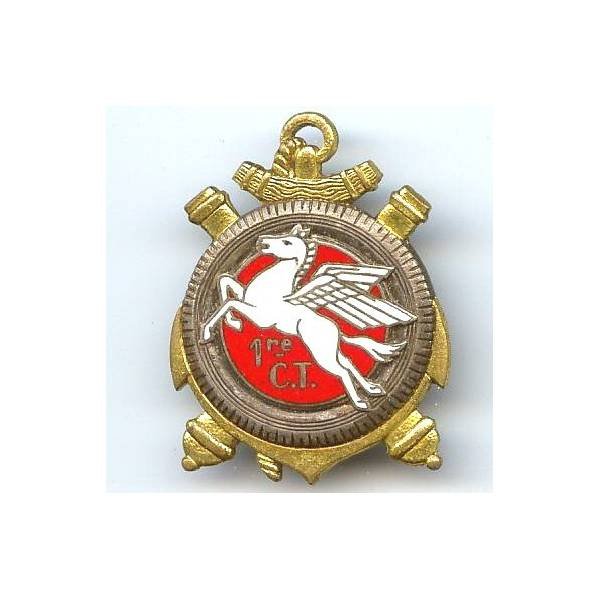 1° Cie de Transport AOF, sans AOF, attache recollée