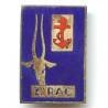 2° Régiment d'Artillerie Coloniale / 1° Division de la France Libre , tête de gazelle, matriculé