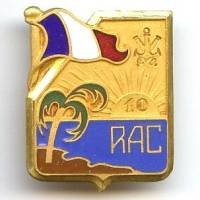 10° RAC, palmier, avec RAC...