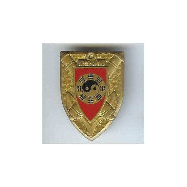 10° Régiment d'Artillerie de Marine , yin et yang, émail, A majuscule