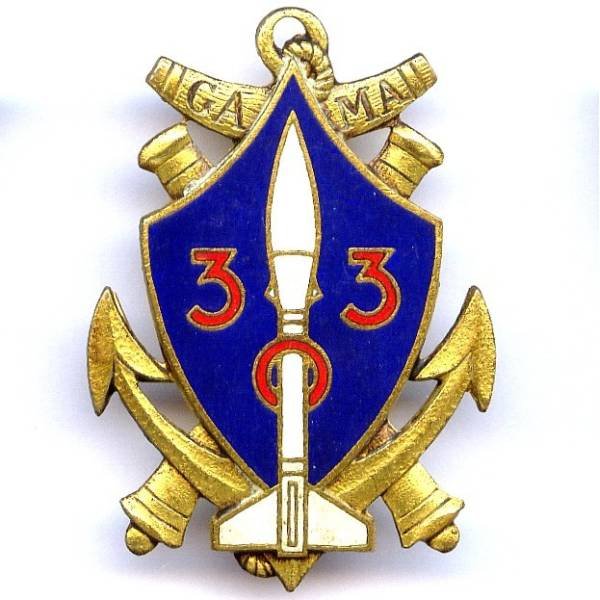 303° Gpe d' Artillerie de Marine, émail