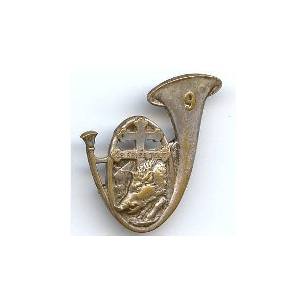 9° Bat. de Chasseurs Alpins,"je brise tout", épingle bascule