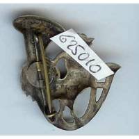 24° BCA, coq marchant, pastille ajourée