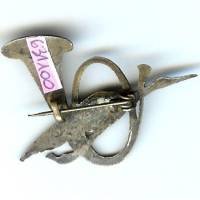 29° Bataillon de Chasseurs à Pied , cigogne en vol, attache à pivot