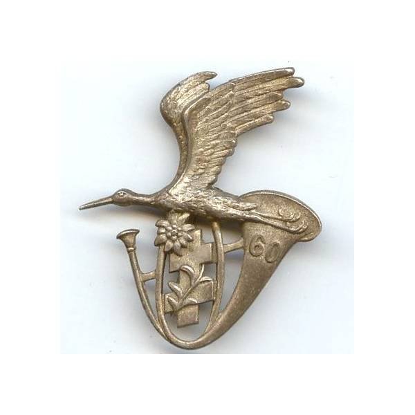 60° Bataillon de Chasseurs Alpins, épingle à pivot