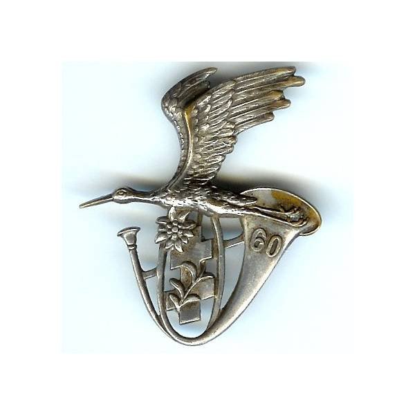 60° Bataillon de Chasseurs Alpins, bascule, bec droit