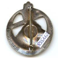 2° Régiment de Tirailleurs Algériens , barre oblique rouge, tête de lion, émail, D Ber en arc, gros boléro lisse