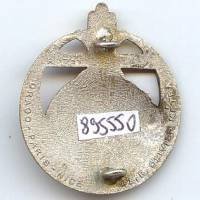 2° Rgt de Tirailleurs Algériens , tête de lion, barre droite aux couleurs Légion d'Honneur et Médaille Militaire, dos grenu