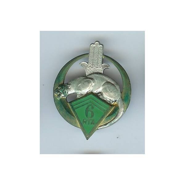 6° Régiment de Tirailleurs Algériens , panthère tapie