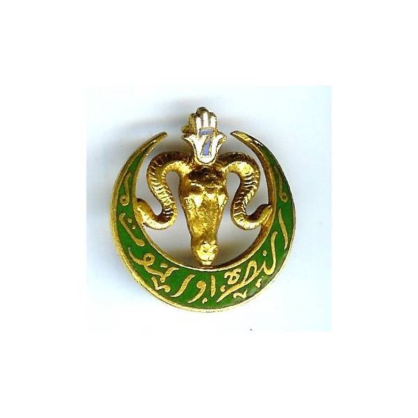 7° Régiment de Tirailleurs Algériens , dos lisse, anneaux