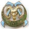 7° Rgt de Tirailleurs Algériens, double 7, émail, écaille