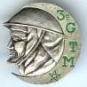 3° Gpt de Tabors Marocains, lettres vertes, peint, argenté