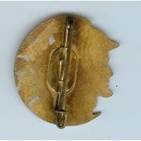 3° GTM, lettres vertes, bronze, émail