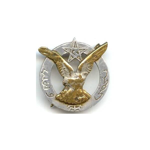 3° RTM, cercle aluminium, aigle cuivre, attache remplacée