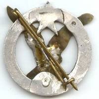 3° RTM, cercle aluminium, aigle cuivre, attache remplacée
