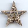 4° Rgt de Tirailleurs Marocains, dos lisse, épingle soudée