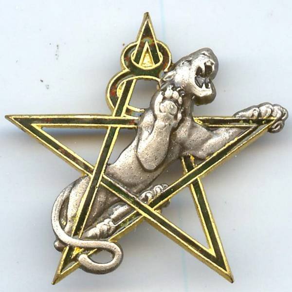 8° Rgt de Tirailleurs Marocains, étoile, dos argenté