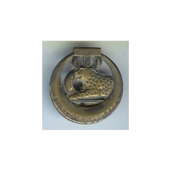 8° Régiment de Tirailleurs Tunisiens , panthère, attache cassée, dos maculé