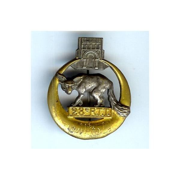 28° Régiment de Tirailleurs Tunisiens , fennec, Fontanel en relief, patiné