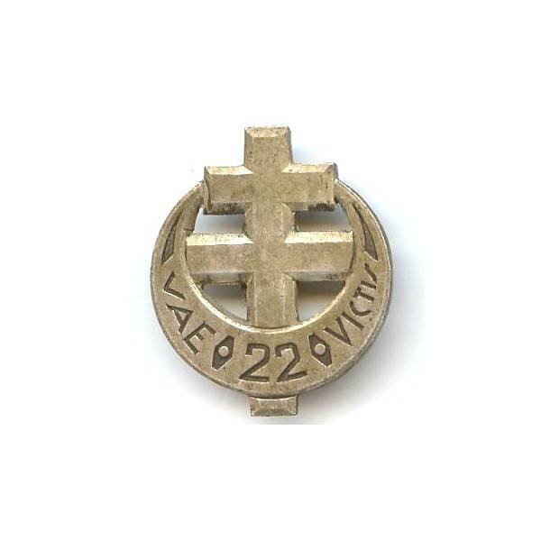 22° BMNA, métal lourd, devise en creux