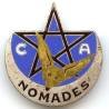 Compagnies Nomades d' Algérie, guilloché, léger éclat, rayures