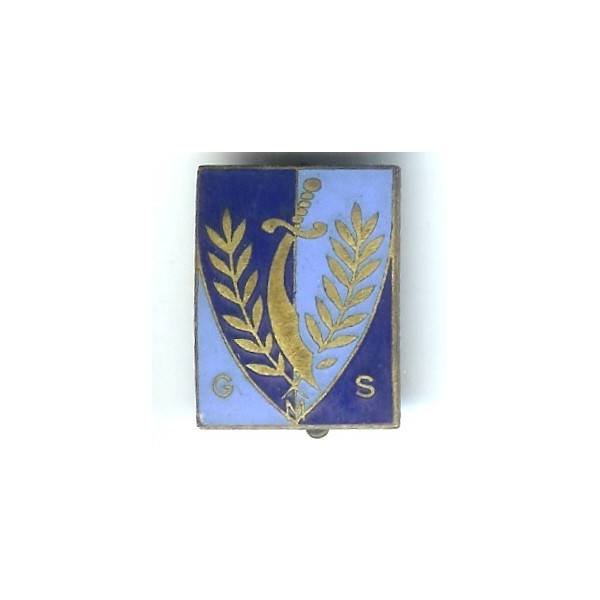 Groupe Mobile de Sécurité, dos lisse doré