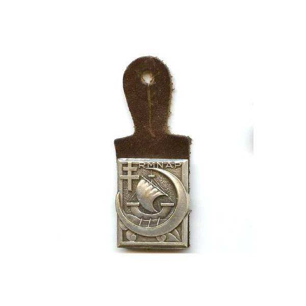 Rgt de Marche Nord-Africain de Paris, estampé, sur cuir