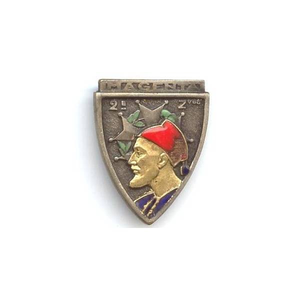 2° Rgt de Zouaves, tunique bleu fonçé, gros éclat