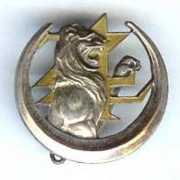 4° Rgt de Zouaves, tout métal, 4 Z dorés