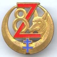 8° Rgt de Zouaves , tête de...