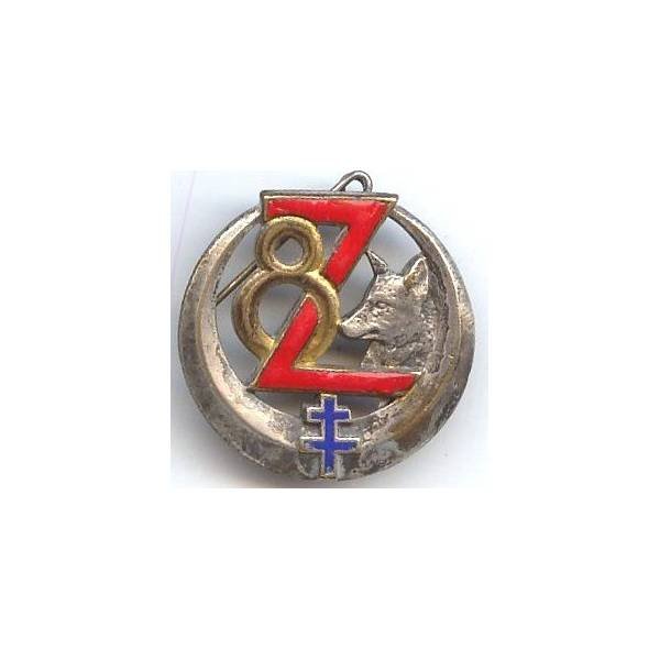 8° Rgt de Zouaves, tête de chacal, mauvais état