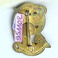 9° Régiment de Zouaves , chacals en Algérie, tigres à Verdun, Ab en arc de cercle, émail rayé