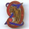 9° Régiment de Zouaves , chacals en Algérie, tigres à Verdun, patiné, poinçon Ab