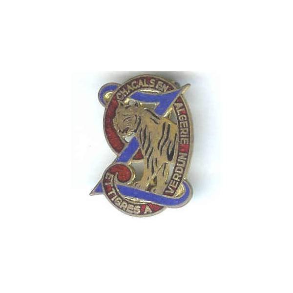 9° Régiment de Zouaves , chacals en Algérie, tigres à Verdun, dos guilloché