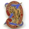 9° Régiment de Zouaves , chacals en Algérie, tigres à Verdun, dos lisse, mauvais état