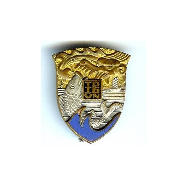 16° TDVN , Bataillon Vietnamien d' Infanterie, poisson et dragon, mauvais état