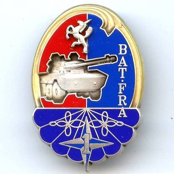 1° Régiment de Hussards Parachutistes / 1° Escadron BAT.FRA , EBR de 3/4