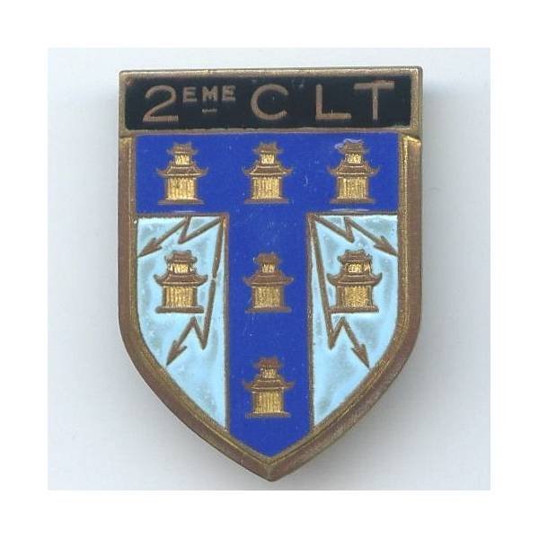 2° Cie Légère de Transmissions / 2° DM Tonkin, émail taché