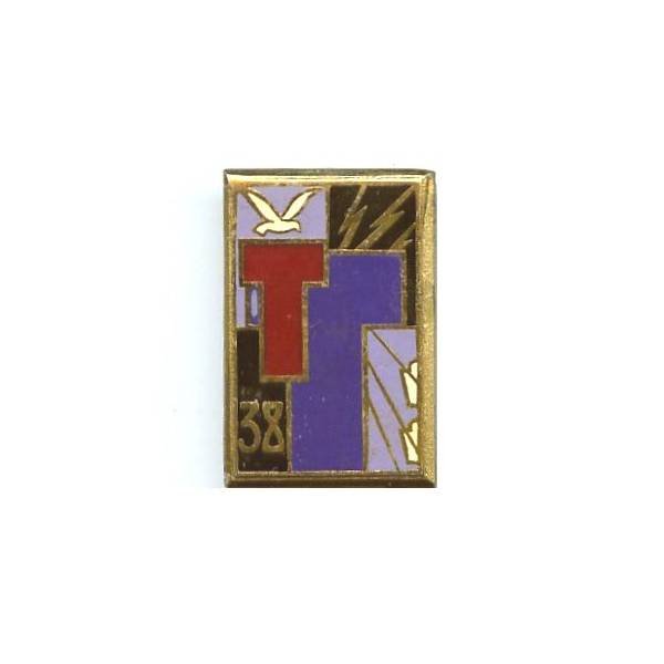 38° Régiment de Transmissions, résine, anneaux