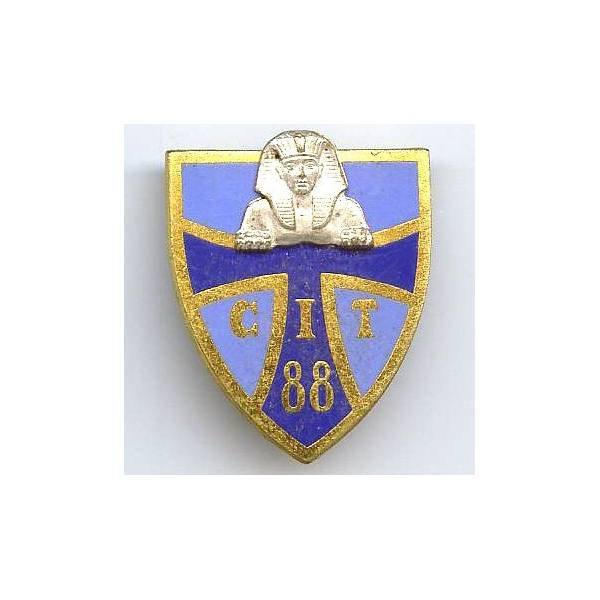 CIT 88, émail, dos guilloché doré