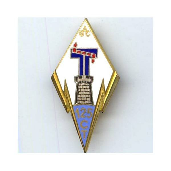 125° Cie de Transmissions GAC, dos guilloché doré
