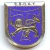 ESOAT, lion gravé, faux n° d' homologation