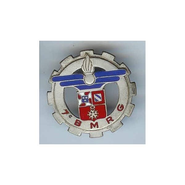 7° Bataillon du Matériel de Réserve Générale, dos grenu