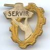 11° GERDB / 3° Escadron, "servir" (1° Division Blindée) , attache à pivot