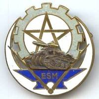 ESM Meknès, avec char, étoile à plat