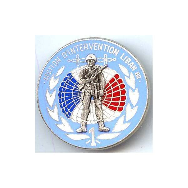 1° Régiment de Hussards Parachutistes / Section d'Intervention   Liban 82  (3° Escadron  9° mandat)