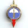 1° Régiment Parachutiste d'Infanterie de Marine , flèche rouge, émail, marquage en V