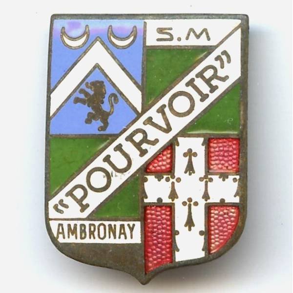 Station Magasin d' Ambronay, "pourvoir", dos grenu