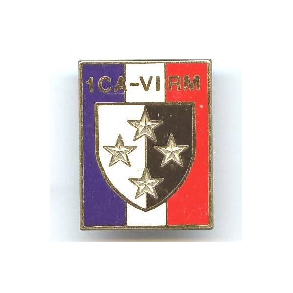 1° Corps d' Armée / VI° Région Militaire, boléro oblong