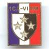 1° Corps d' Armée / VI° Région Militaire, boléro oblong